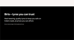 Desktop Screenshot of birlatyre.com