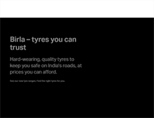 Tablet Screenshot of birlatyre.com